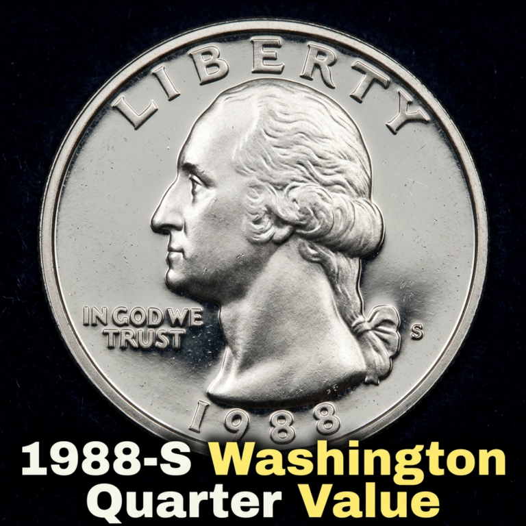 1988-S Washington Quarter Value Guide What It's Really Worth