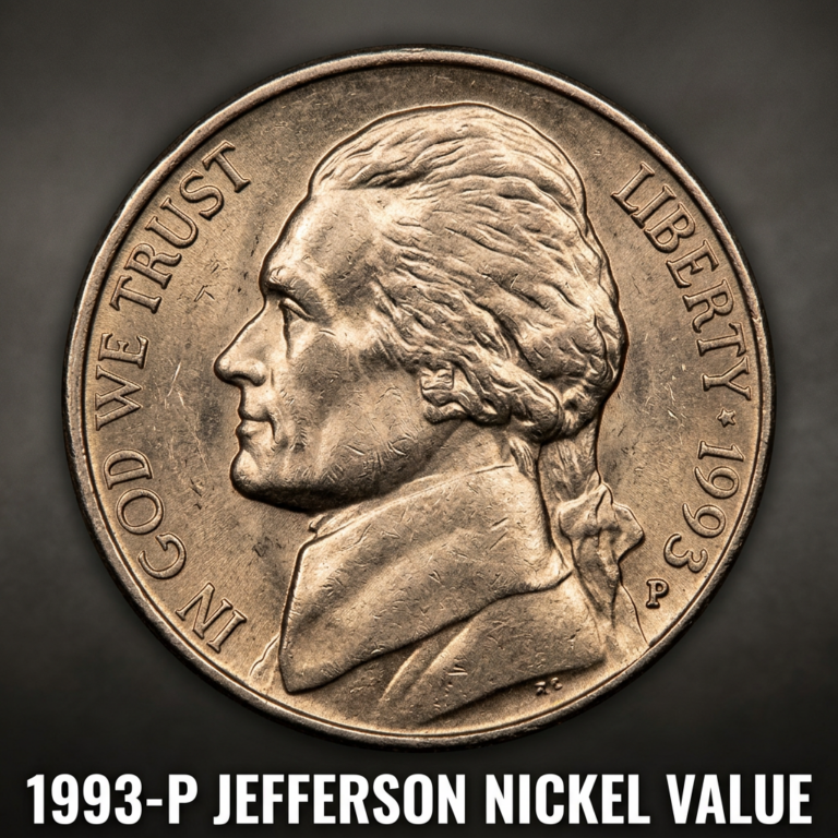 1993-P Jefferson Nickel Value What It's Really Worth Today