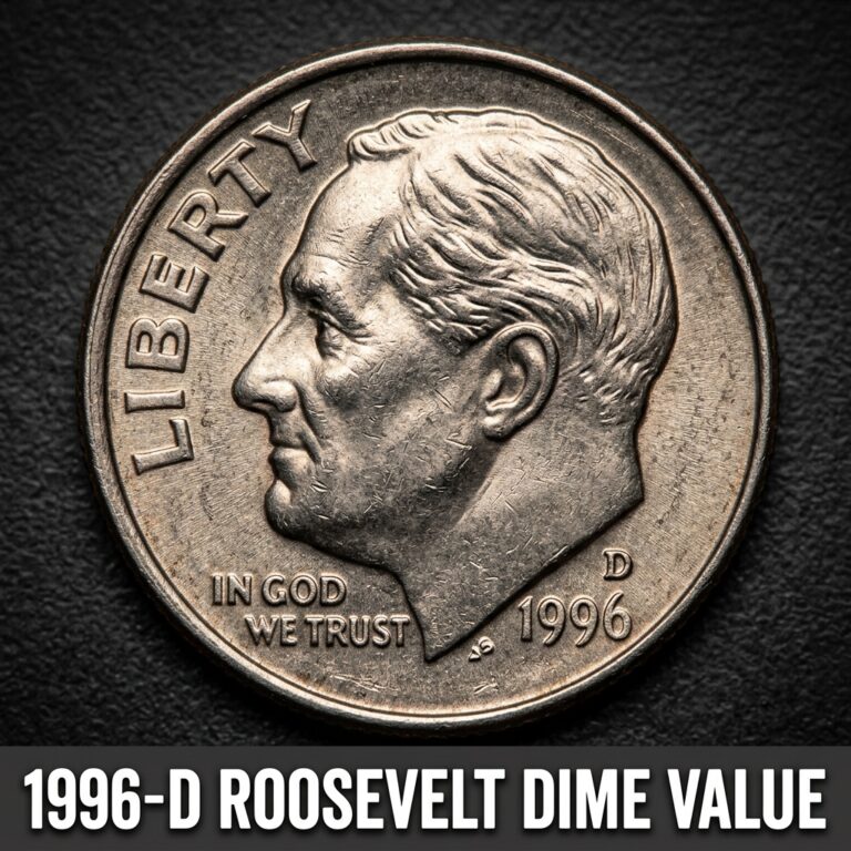 1996-D Roosevelt Dime Value and What It’s Worth Today