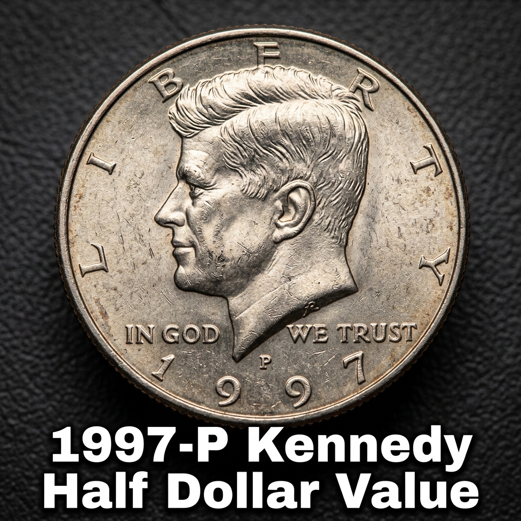 1997-P Kennedy Half Dollar Value and What It's Worth Today