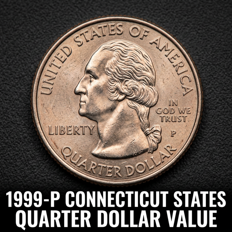 1999-P Connecticut State Quarter Value Guide What Is It Worth Today