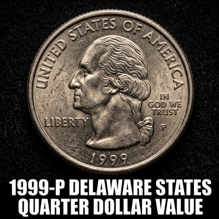 1999-P Delaware State Quarter Value What It's Really Worth Today