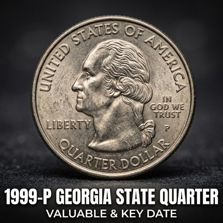 1999-P Georgia State Quarter Value Guide What It's Really Worth Today
