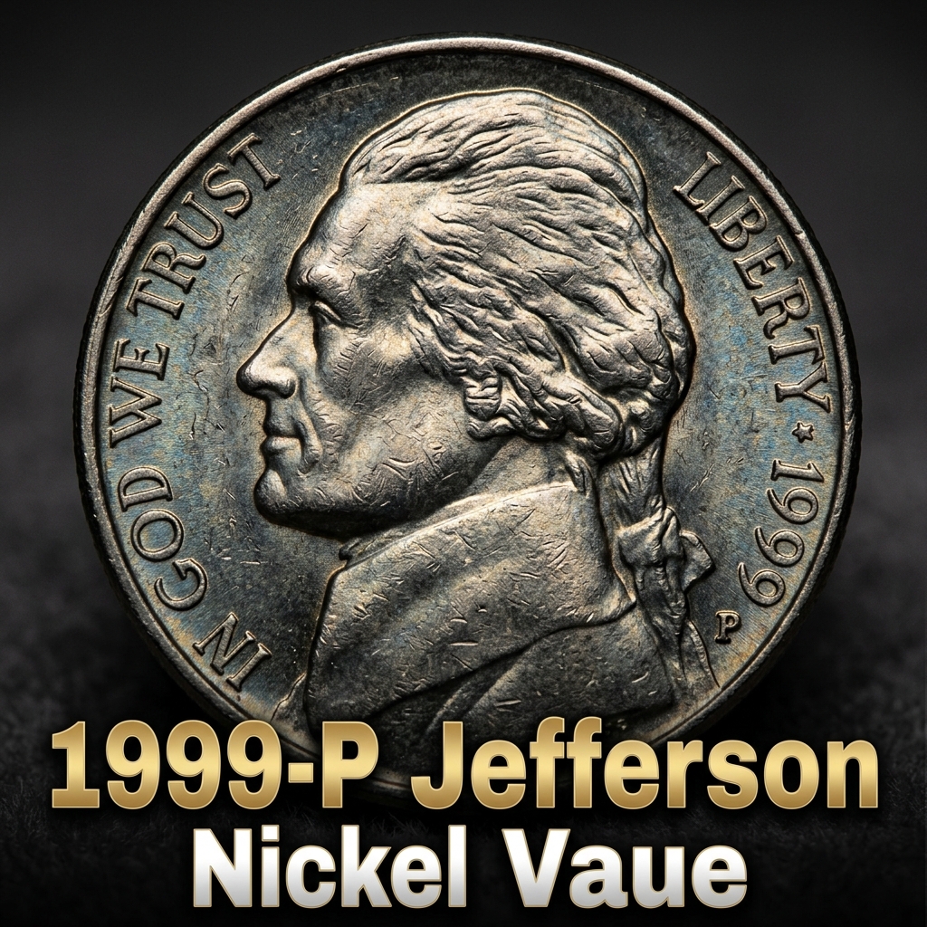 1999-P Jefferson Nickel Value Guide What It's Worth and Why