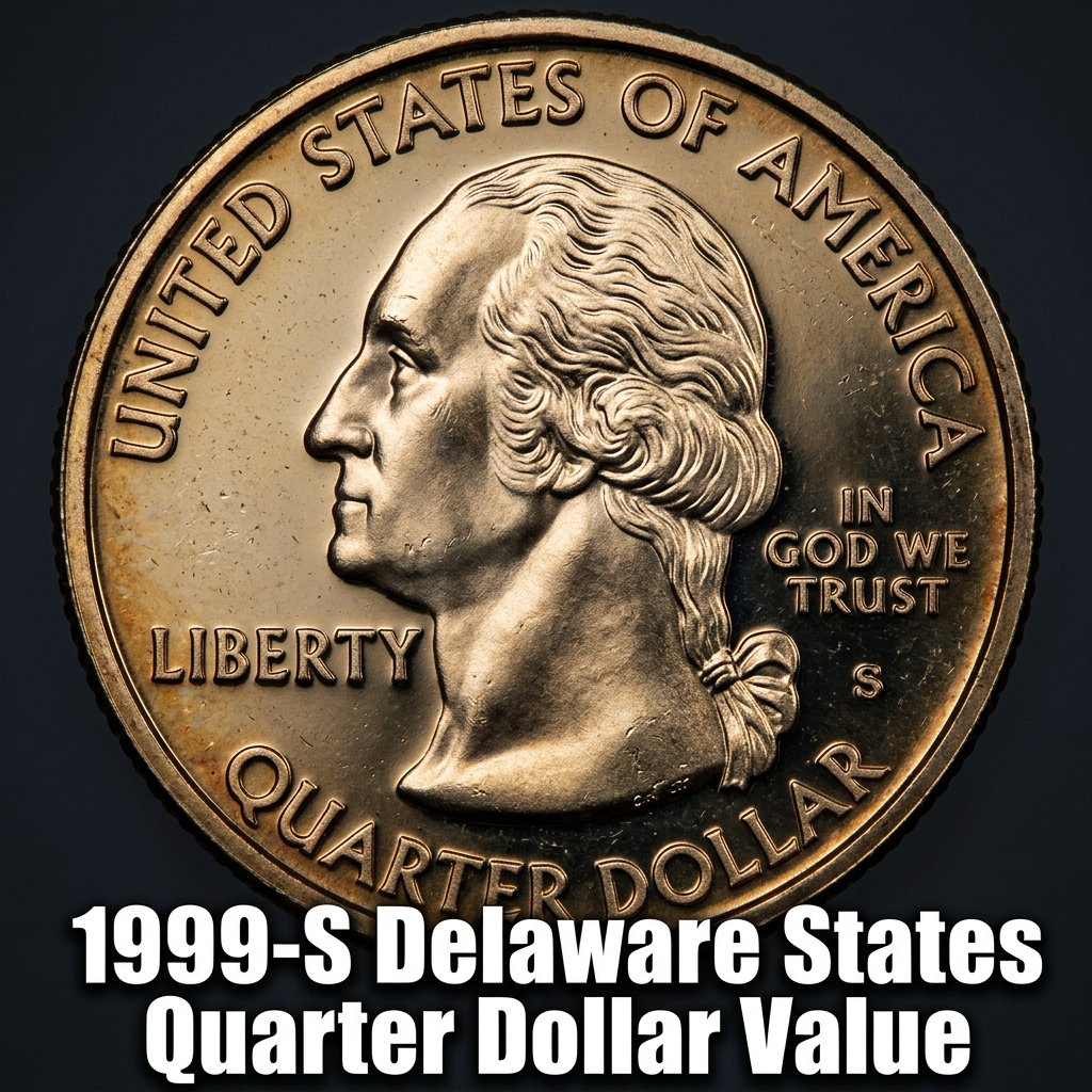 1999-S Delaware State Quarter Value and What Collectors Are Paying Today