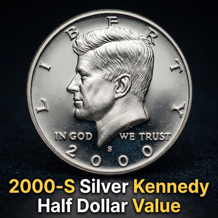 2000-S Silver Kennedy Half Dollar Value Guide What It's Really Worth