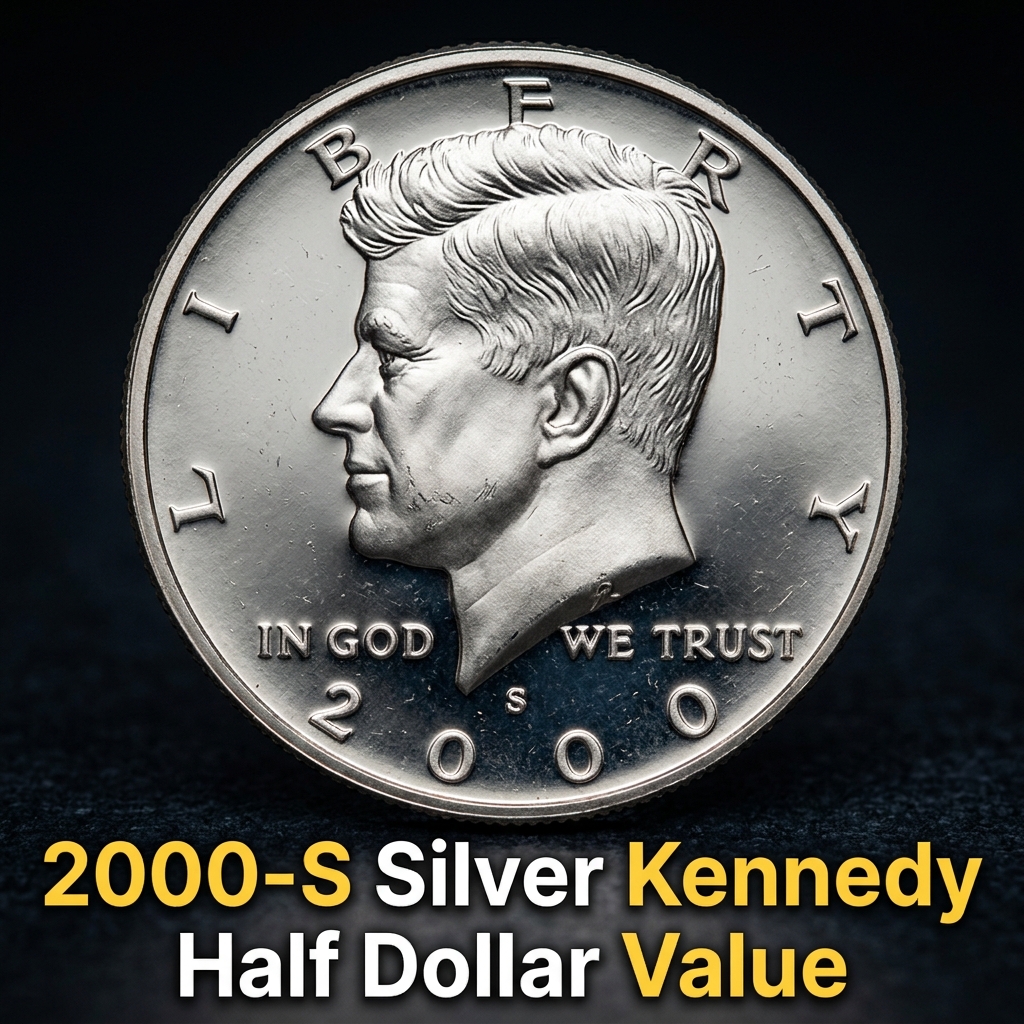2000-S Silver Kennedy Half Dollar Value Guide What It's Really Worth