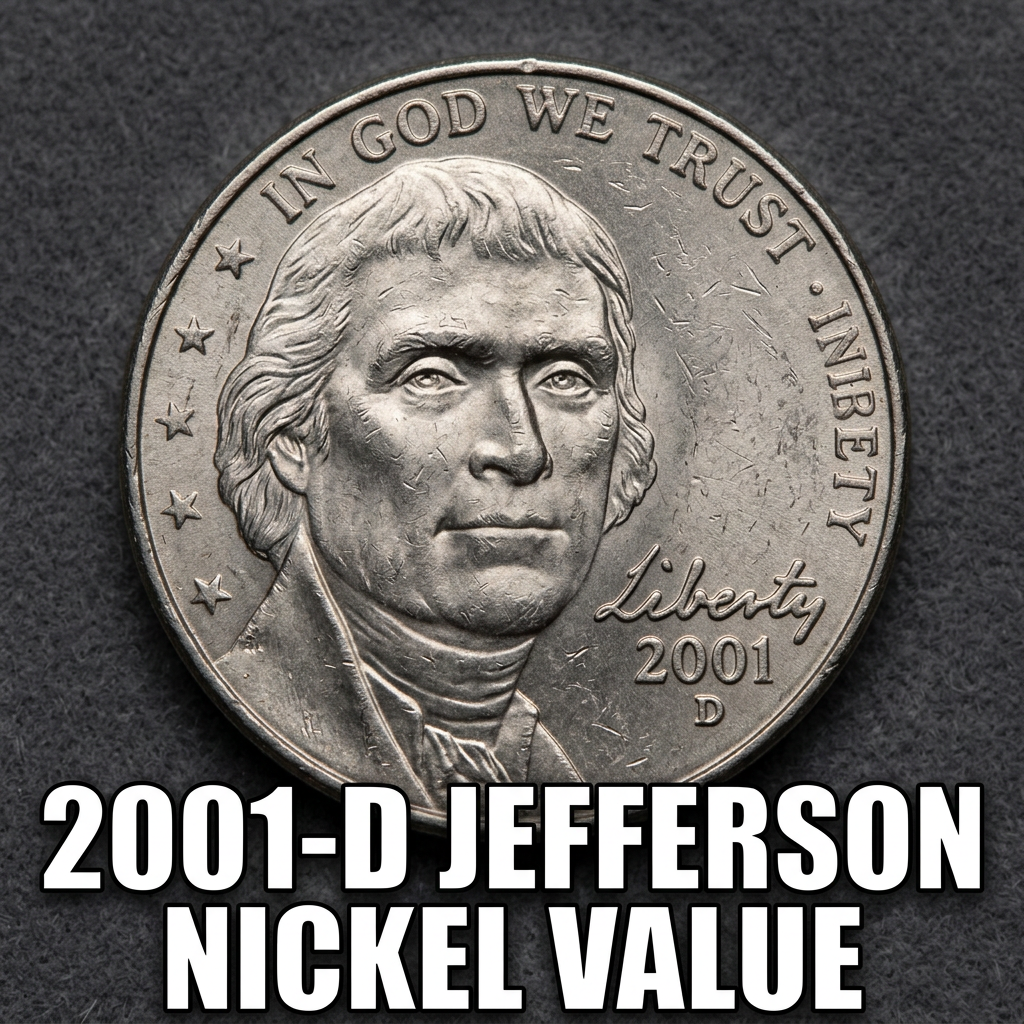 2001-D Jefferson Nickel Value and What Your Coin Is Actually Worth