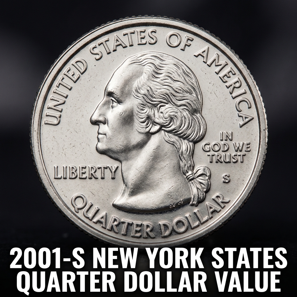 2001-S New York State Quarter Dollar Value Guide What Is It Worth and Why Collectors Care