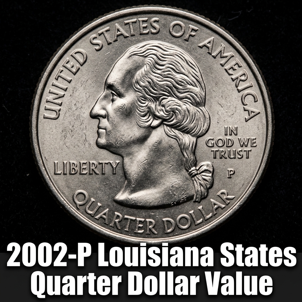 2002-P Louisiana State Quarter Value Guide What This Coin Is Worth and How to Find Out