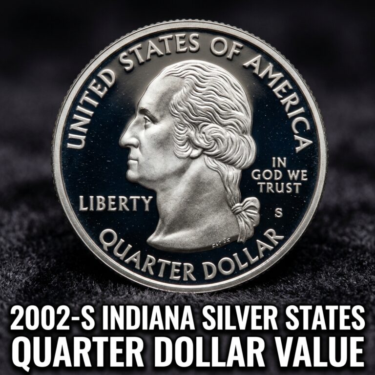 2002-S Indiana Silver State Quarter Dollar Value and What Collectors Are Paying Today