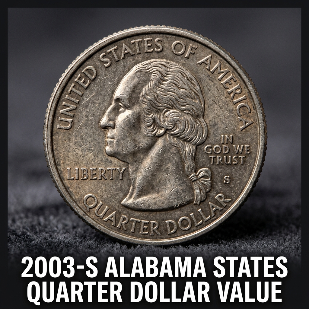 2003-S Alabama State Quarter Dollar Value and What Collectors Are Paying Today
