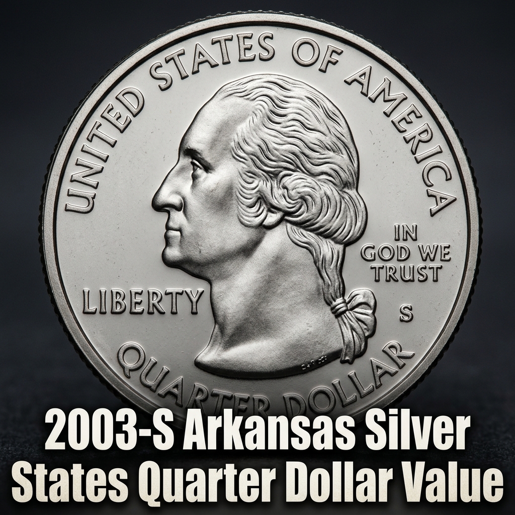 2003-S Arkansas Silver State Quarter Value Guide What This Proof Coin Is Really Worth