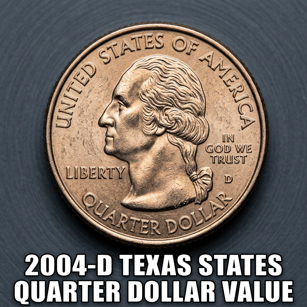2004-D Texas State Quarter Value and What It's Worth Today