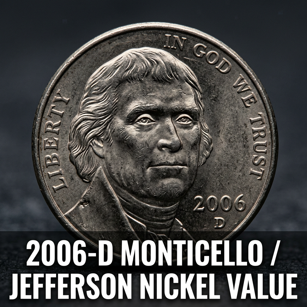 2006-D Jefferson Nickel Value: What Your Monticello Nickel Is Worth Today