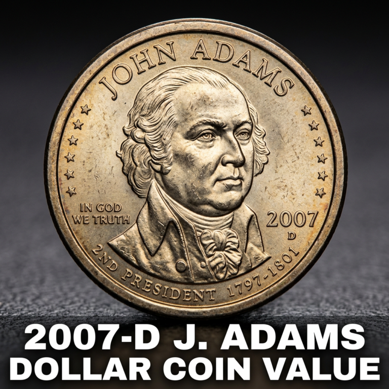 2007-D John Adams Dollar Coin Value and What It’s Worth Today