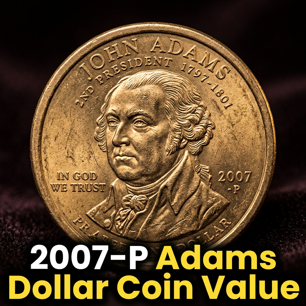 2007-P Adams Dollar Coin Value Guide What Is It Worth and Why