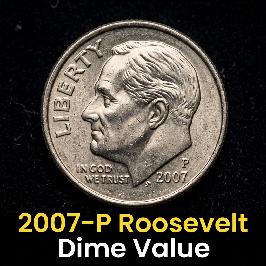 2007-P Roosevelt Dime Value What It's Worth and Why Condition Matters