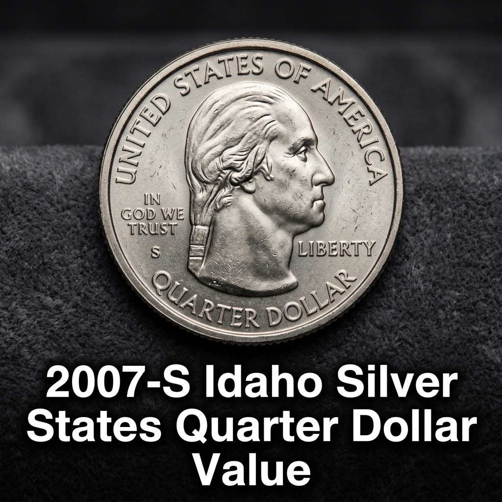 2007-S Idaho Silver States Quarter Dollar Value and What It's Worth Today