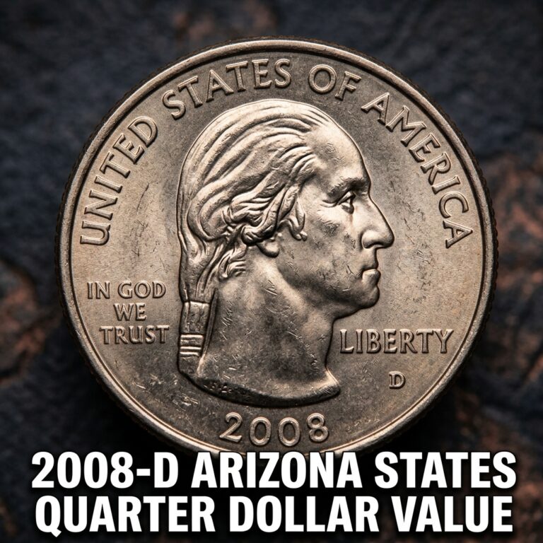2008-D Arizona State Quarter Dollar Value Guide What This Coin Is Really Worth