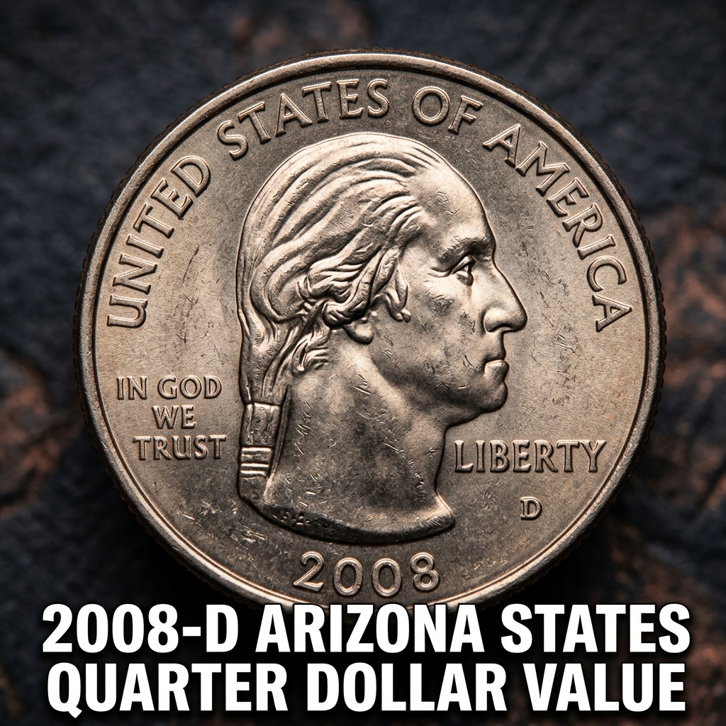 2008-D Arizona State Quarter Dollar Value Guide What This Coin Is Really Worth