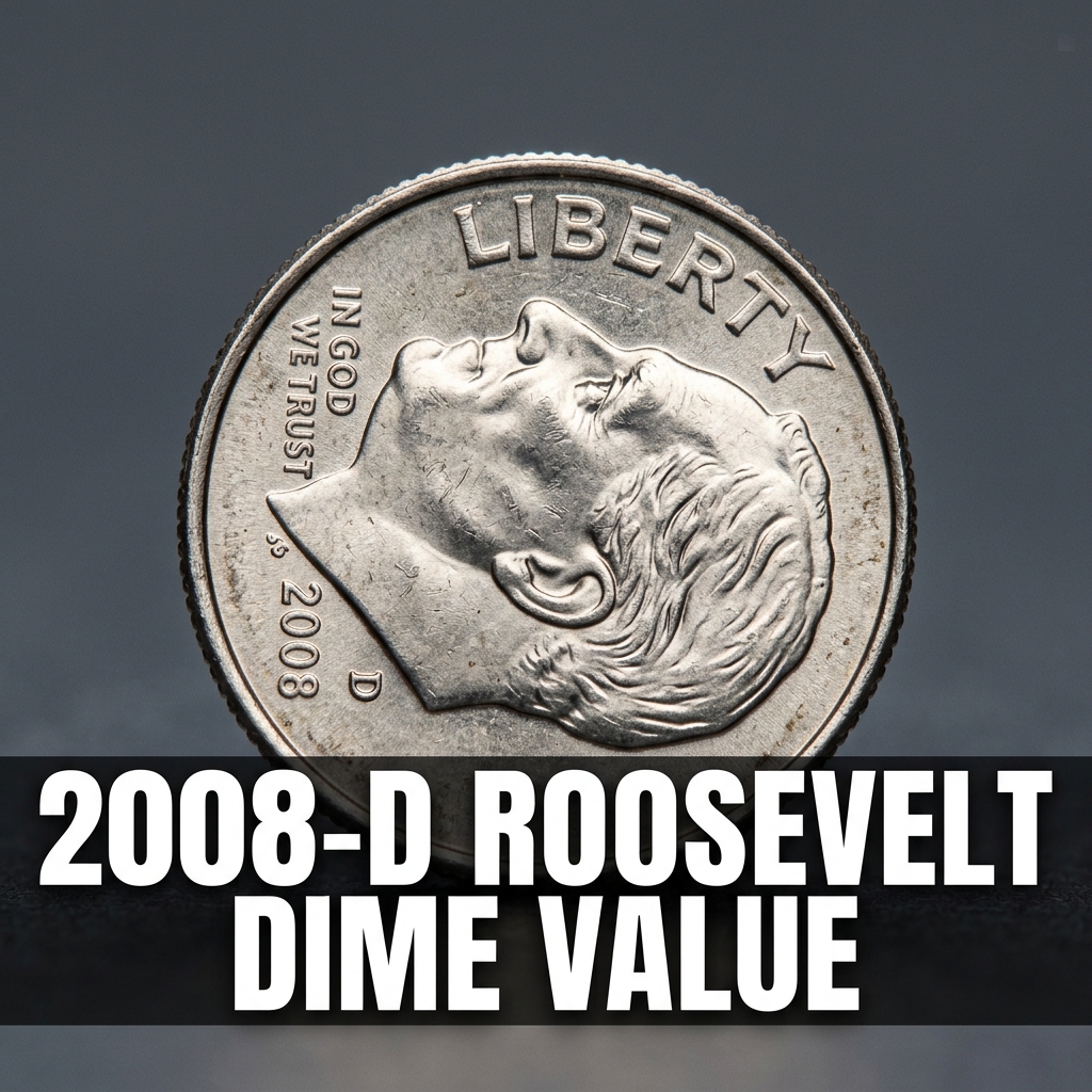 2008-D Roosevelt Dime Value What It's Worth and Why It Matters