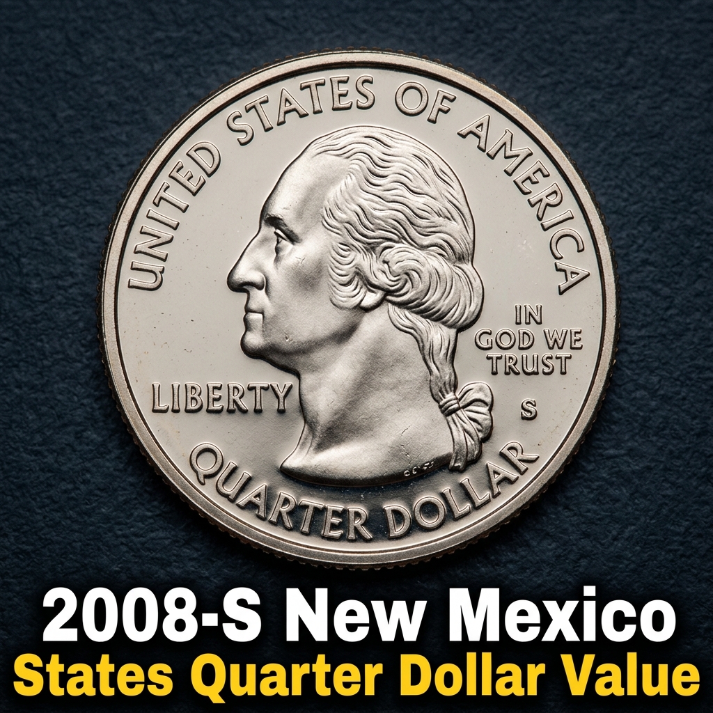 2008-S New Mexico State Quarter Dollar Value and What Collectors Are Paying Today