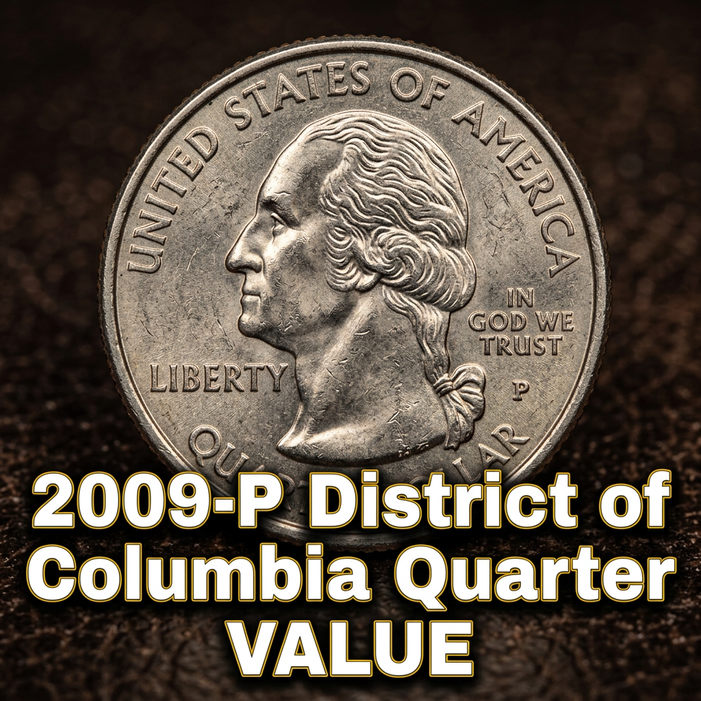 2009-P District of Columbia Quarter Value and What It's Worth Today