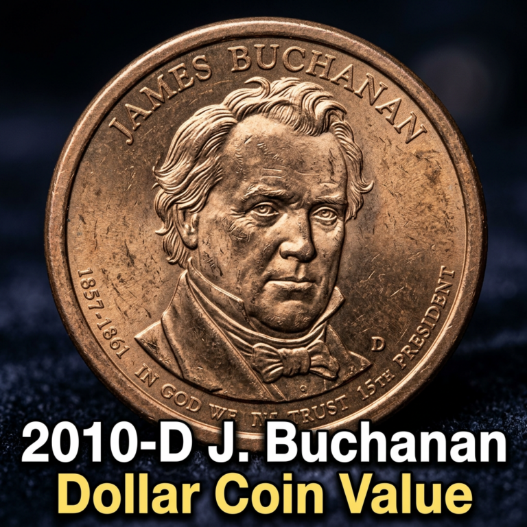 2010-D James Buchanan Presidential Dollar Value and What It's Really Worth