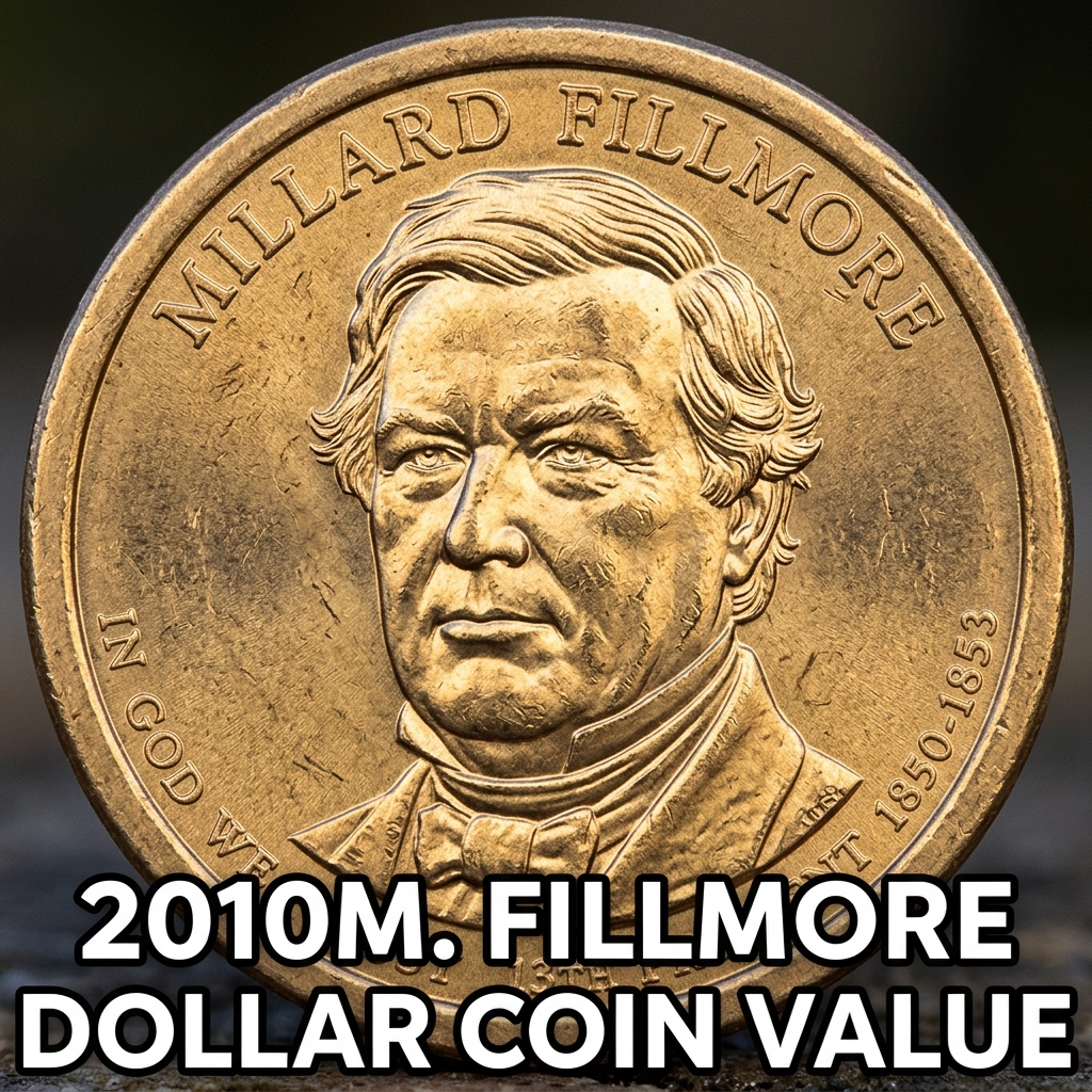 2010 Millard Fillmore Presidential Dollar Coin Value and What Collectors Pay Today