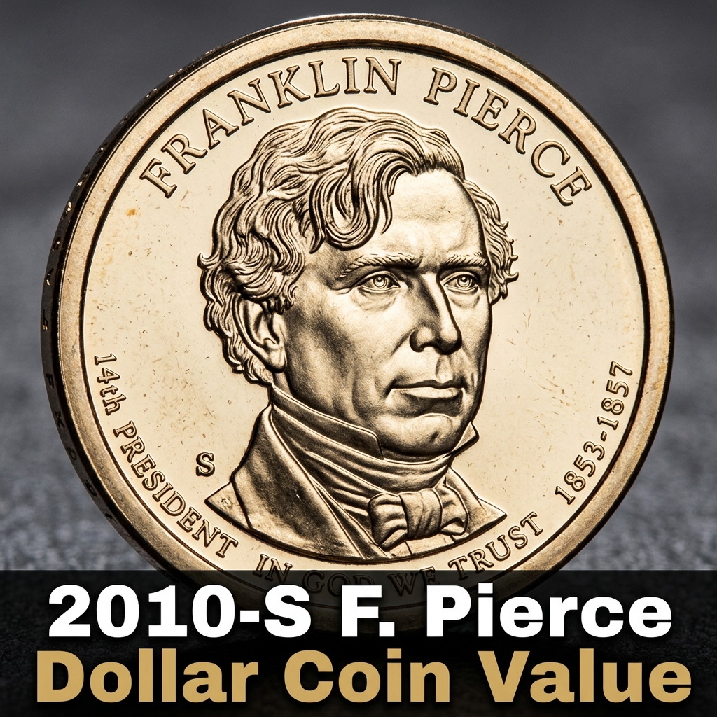2010-S Franklin Pierce Presidential Dollar Coin Value and What Collectors Are Paying Today