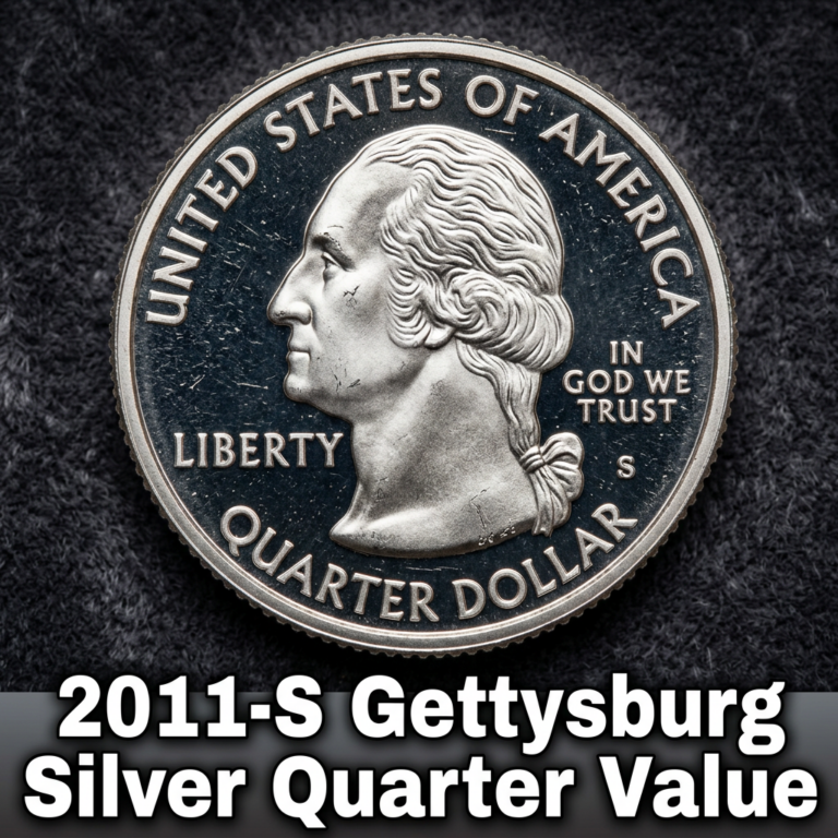 2011-S Gettysburg Silver Quarter Worth More Than You Think