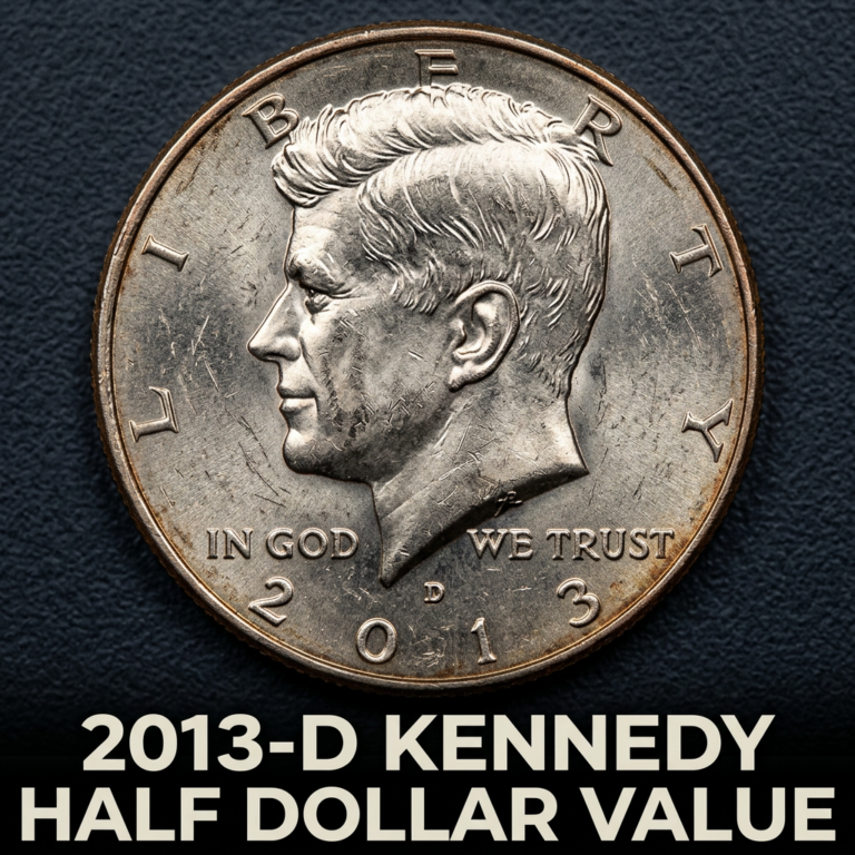 2013-D Kennedy Half Dollar Value and What It's Worth Today