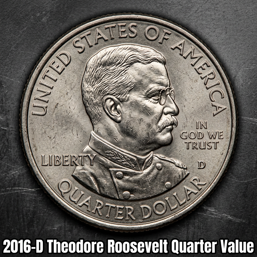2016-D Theodore Roosevelt Quarter Worth More Than You Think