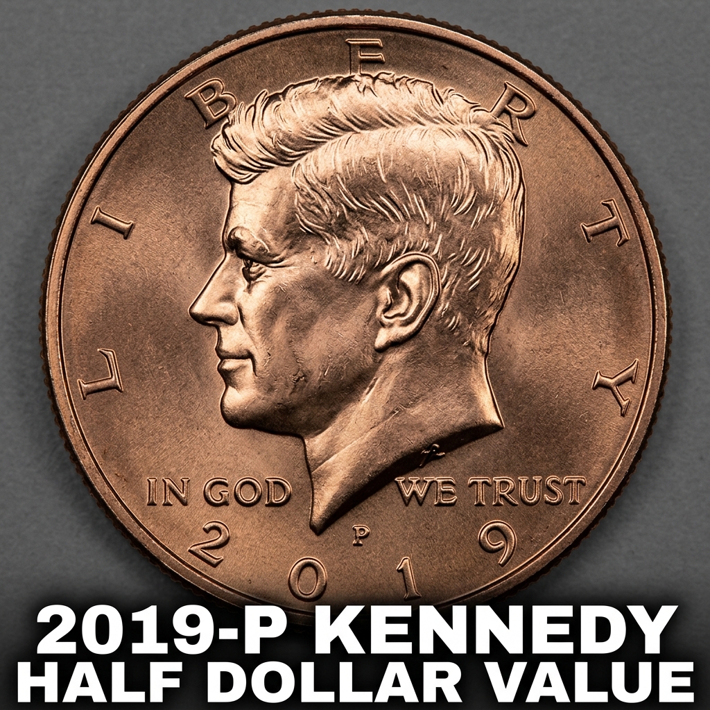 2019-P Kennedy Half Dollar Value and What It's Really Worth Today