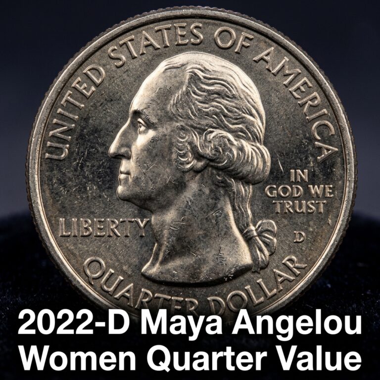 2022-D Maya Angelou Women Quarter Worth More Than You Think