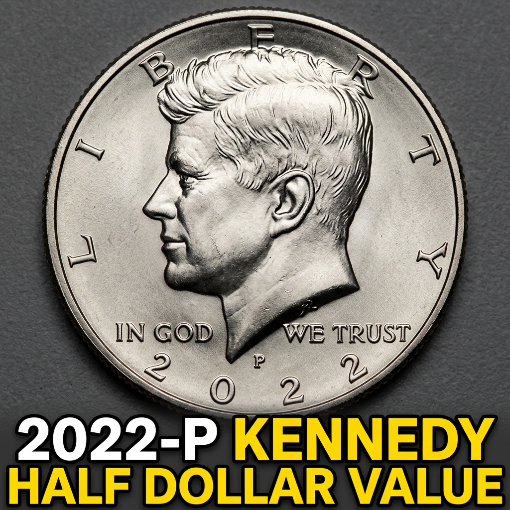 2022-P Kennedy Half Dollar Value and What It's Worth Today